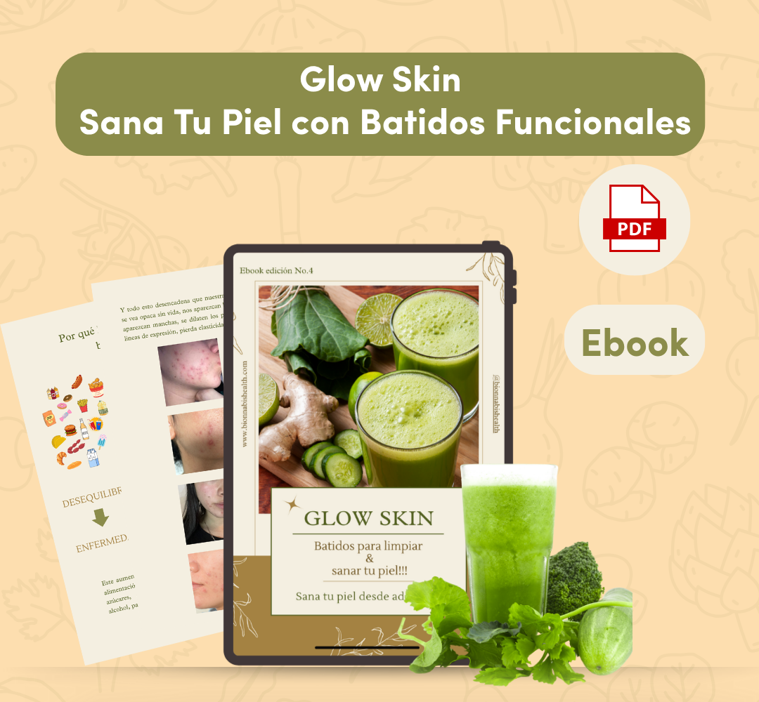 E-book: Batidos Funcionales para sanar tu piel desde la raíz!!!
