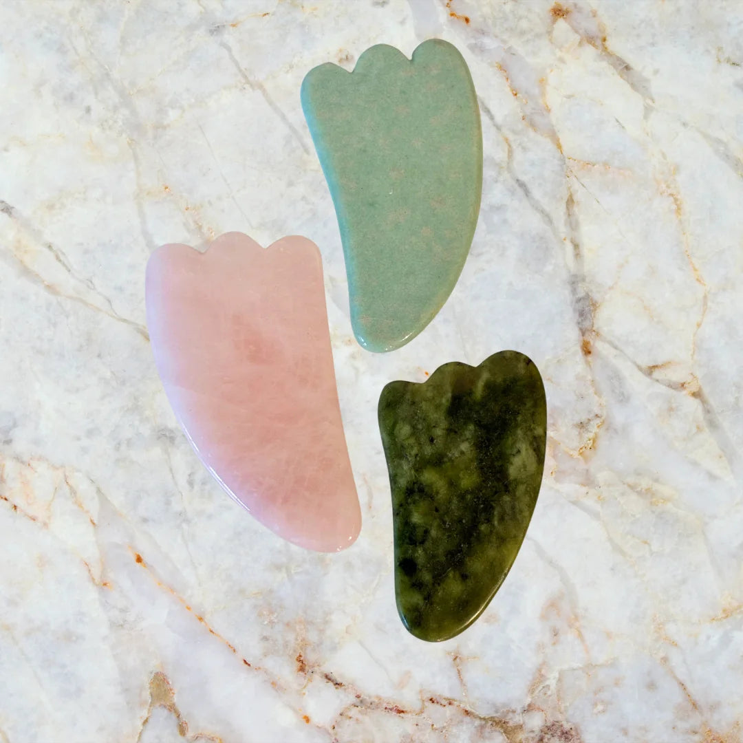 Gua Sha en Cuarzo | Masaje Facial y Corporal