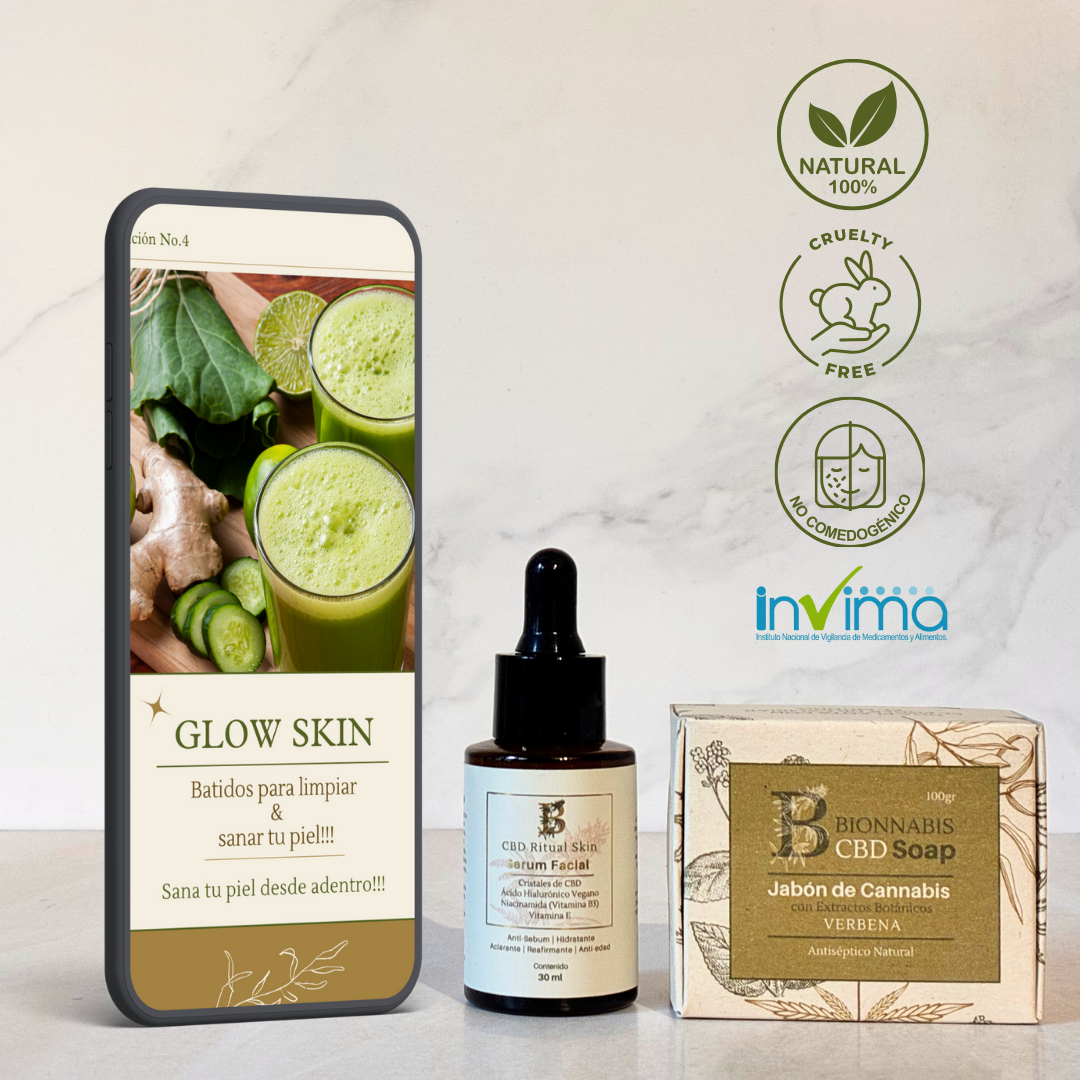 Ritual Piel Sana | Jabón + Serum + Ebook Glow Skin