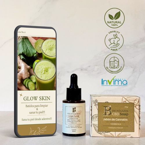 Ritual Piel Sana | Jabón + Serum + Ebook Glow Skin