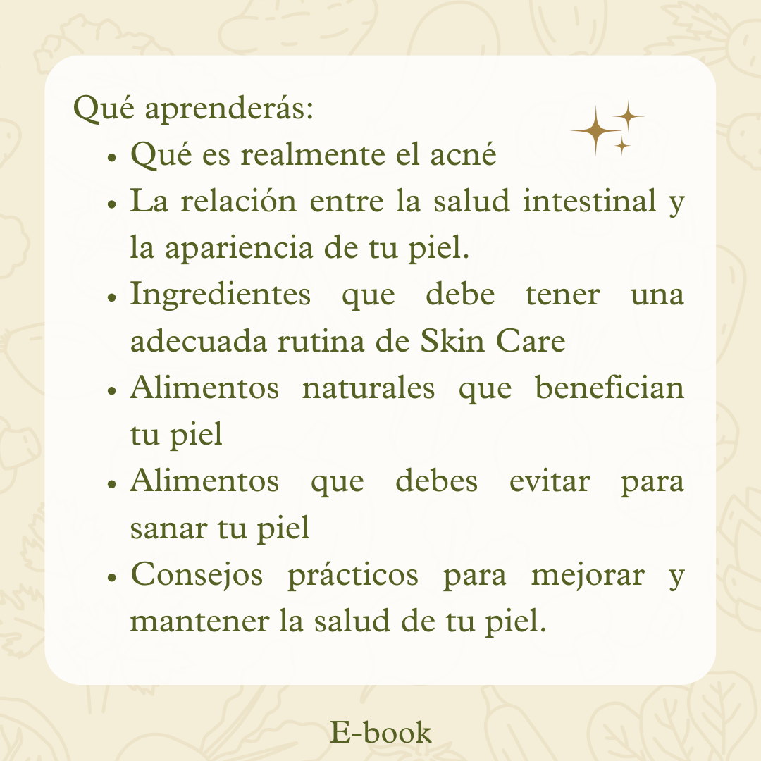 E-book: Limpia y Sana tu piel desde la raíz!!!