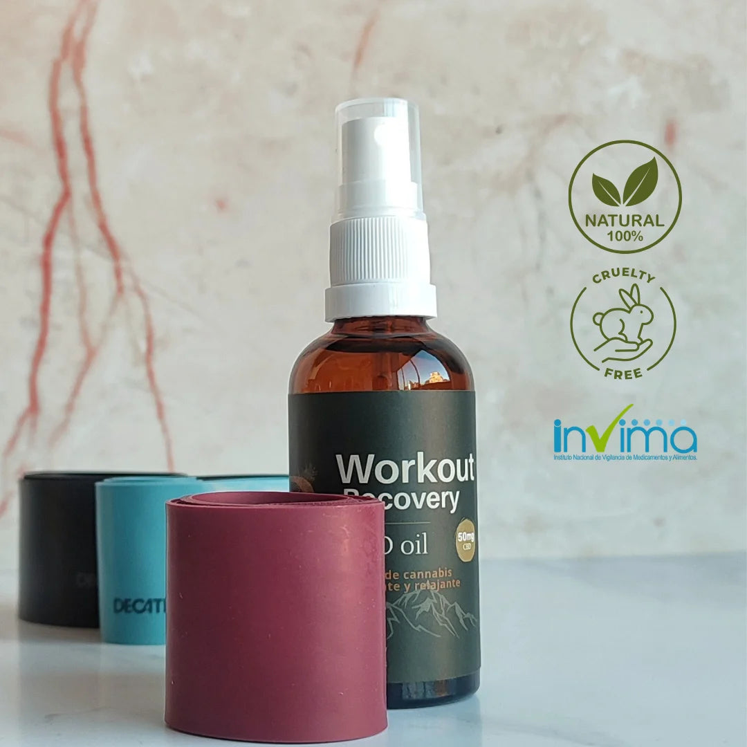 Aceite de masajes  para recuperación muscular 100% natural