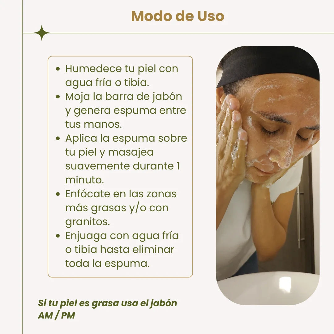 modo de uso jabón antiacné