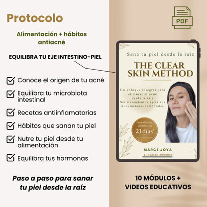 protocolo alimentación y hábitos antiacné