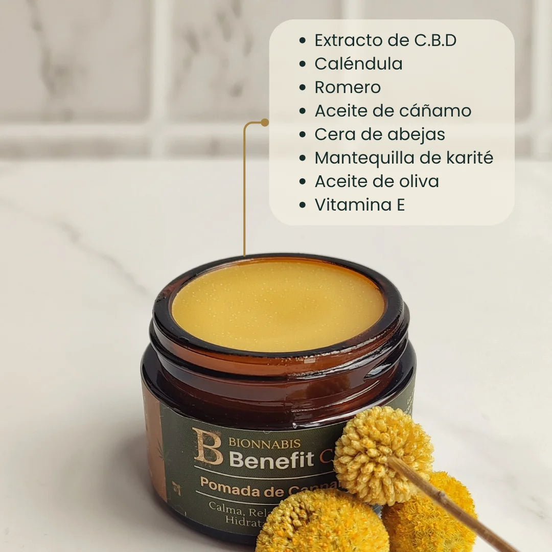 pomada con extractos naturales para dolor
